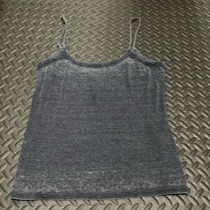 Chasor burnout tank top in navy blue size medium NWT